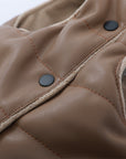 Sleeveless Leather Jacket