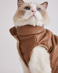 Sleeveless Leather Jacket