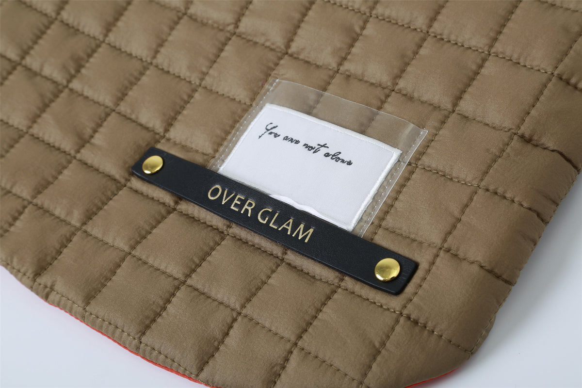 You are not alone  Sleeveless Puffer Jacket