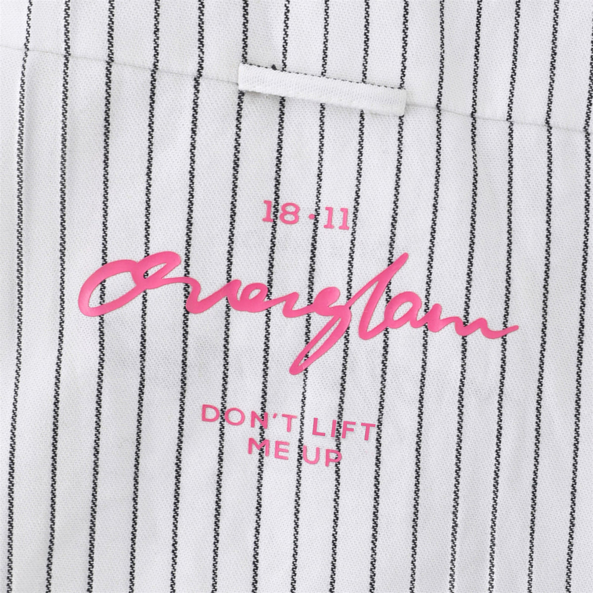 ‘DLMU' Striped Shirt