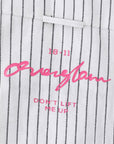 ‘DLMU' Striped Shirt