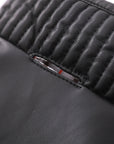 Turtleneck Leather Jacket