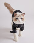 Turtleneck Leather Jacket