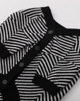 Zig-Zag Cardigan Sweater