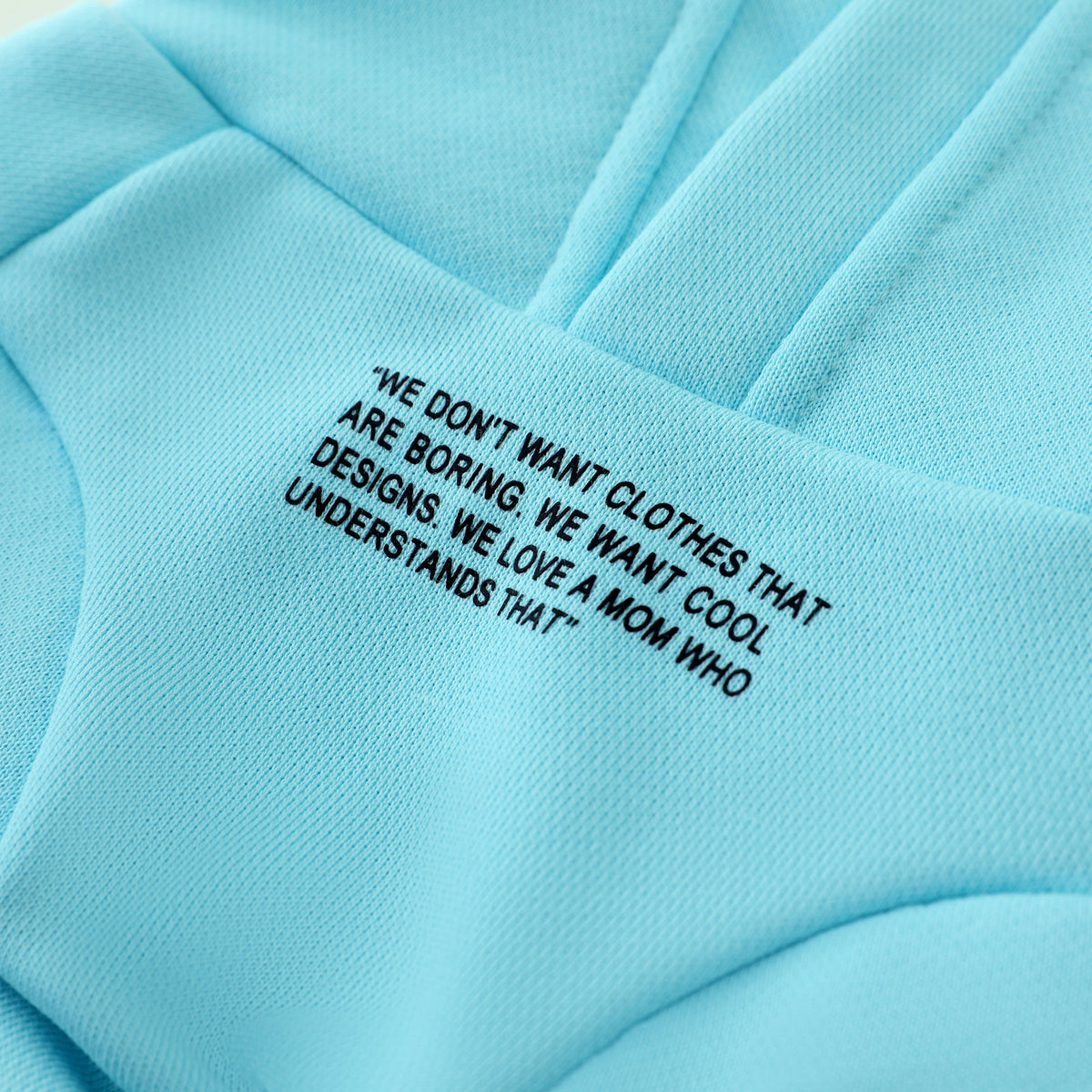 Hoodie with Slogan