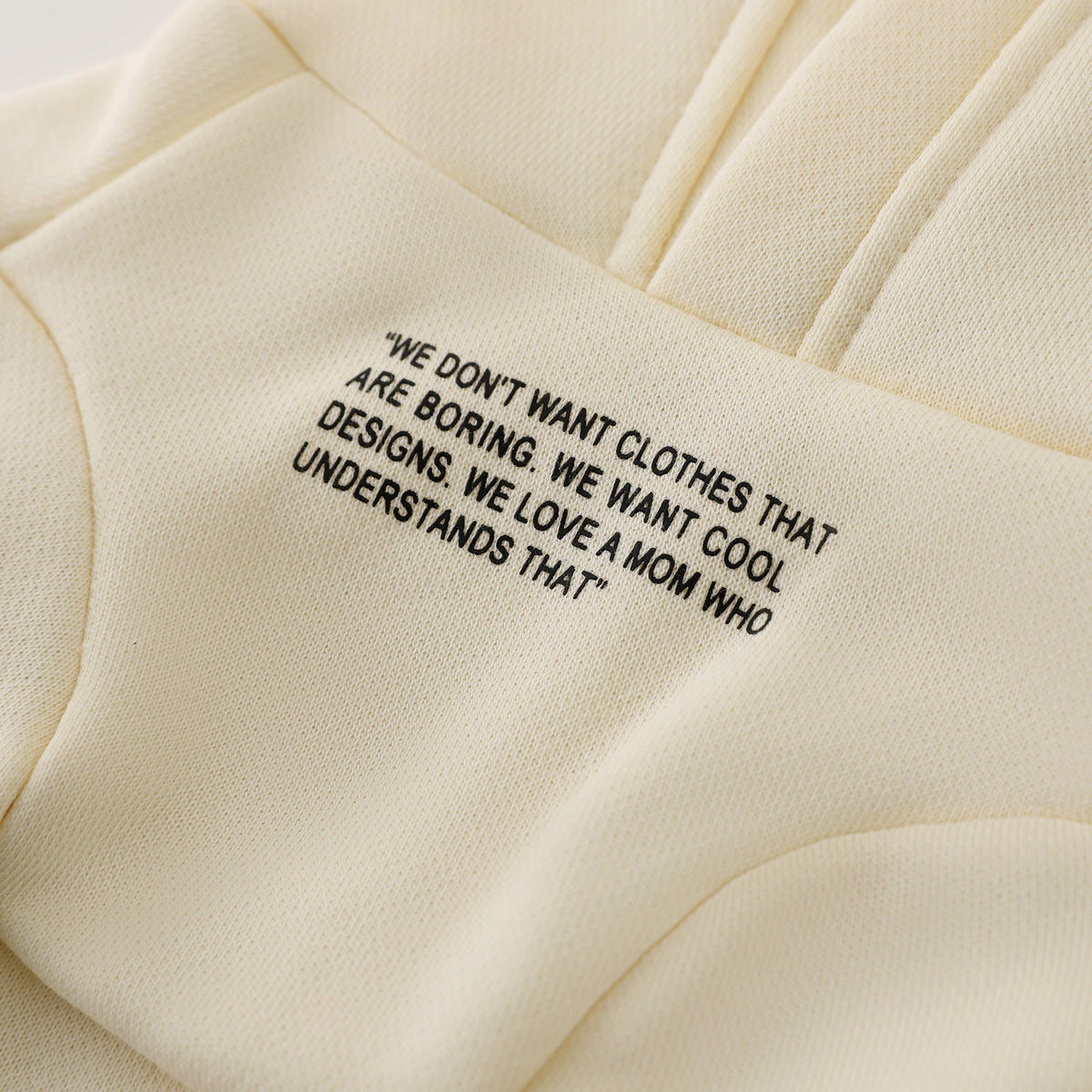 Hoodie with Slogan