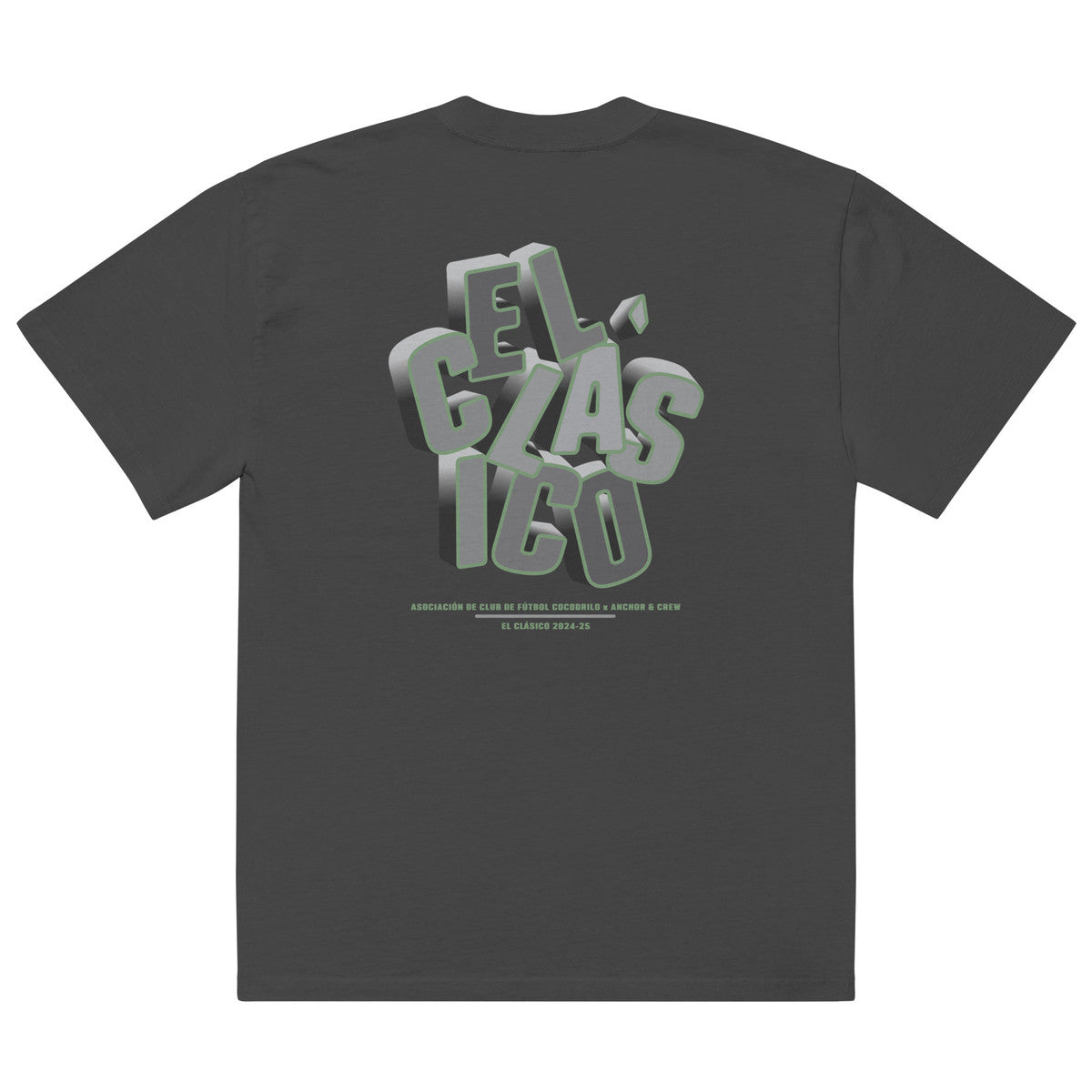 C.F. Cocodrilo El Clasico Football Oversized Cotton T-Shirt
