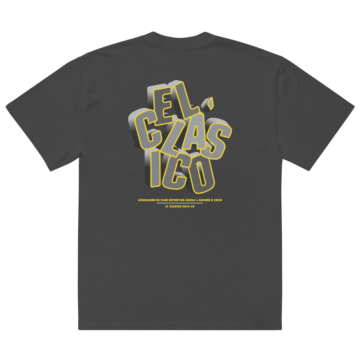 C. D. Aguila El Clasico Football Oversized Cotton T-Shirt