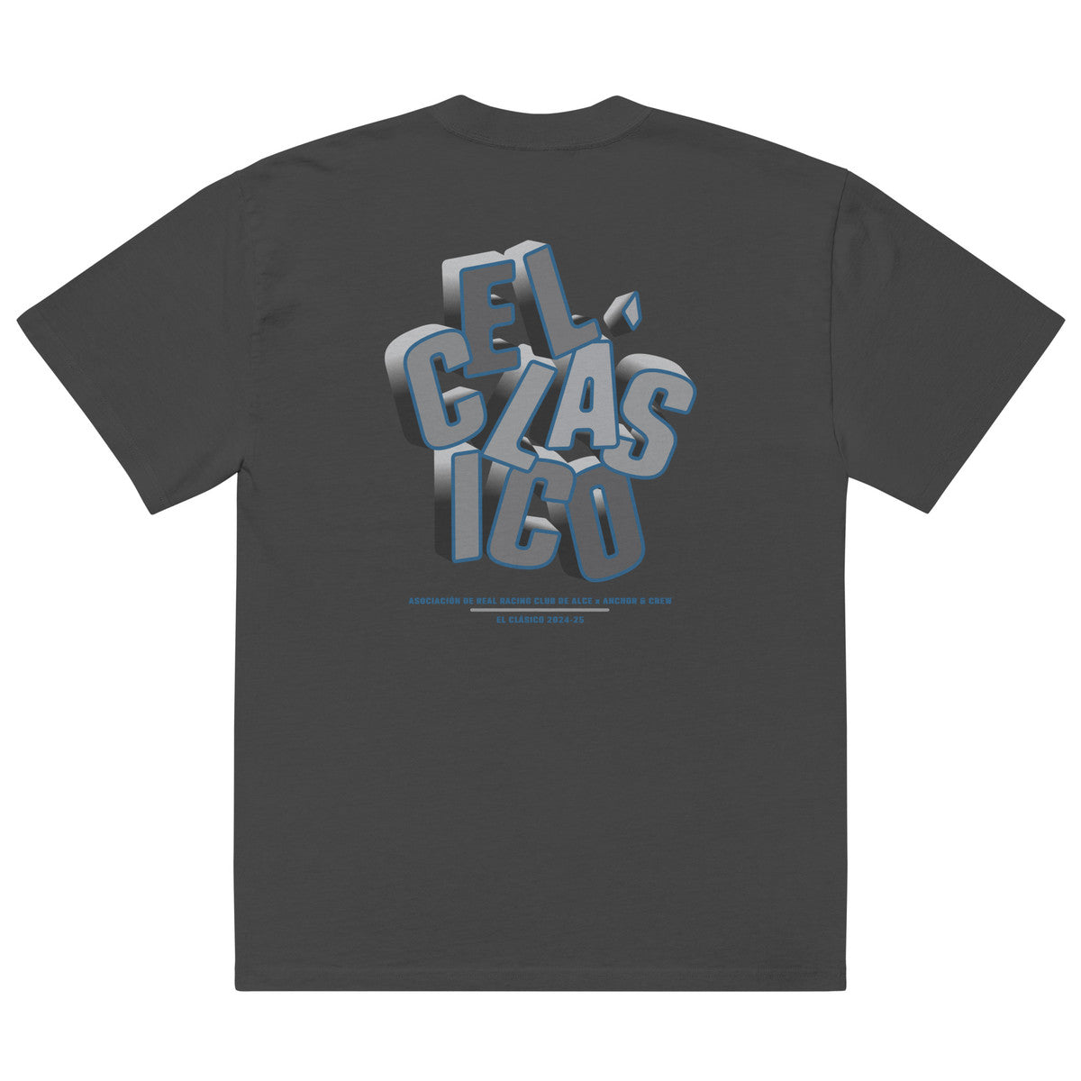 R. R. C. Alce El Clasico Football Oversized Cotton T-Shirt