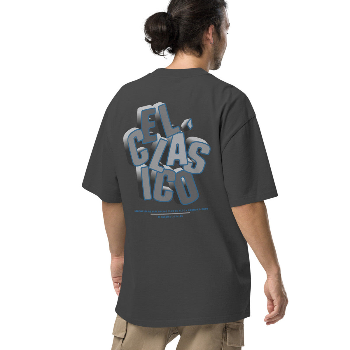 R. R. C. Alce El Clasico Football Oversized Cotton T-Shirt