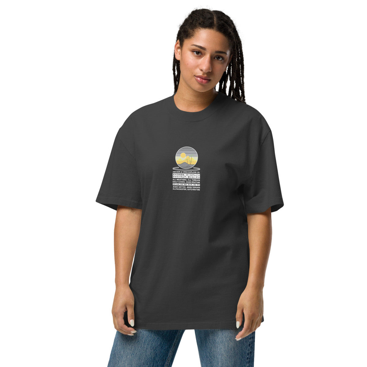 Desert Surf Explore Co. Oversized Cotton T-Shirt