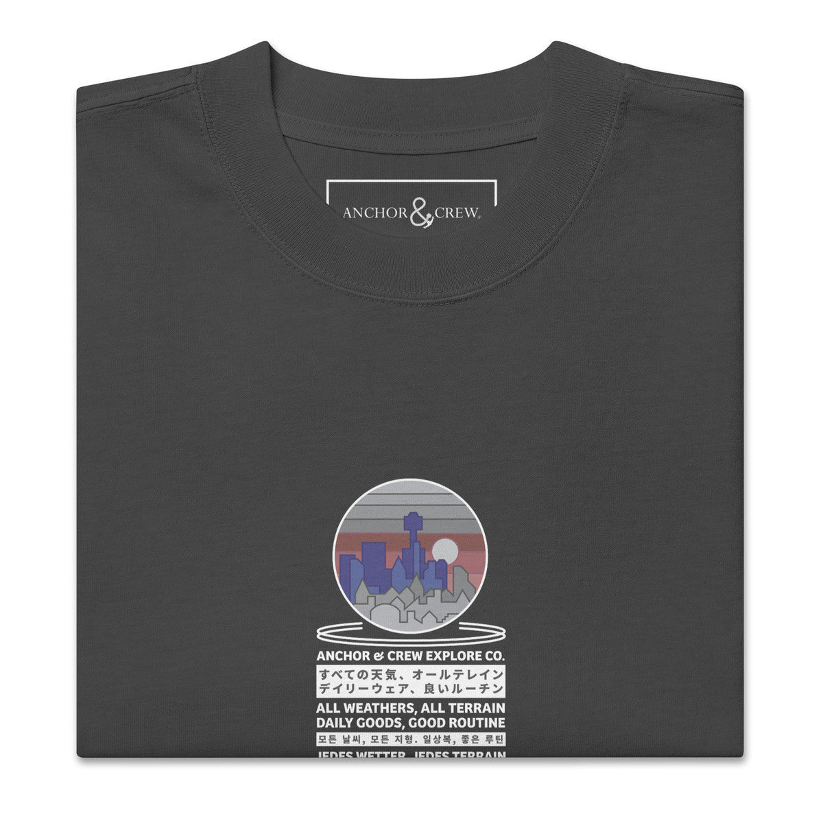 City Drive Explore Co. Oversized Cotton T-Shirt
