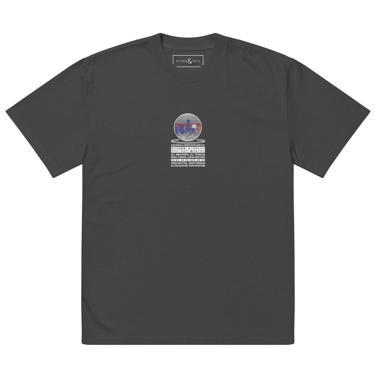 City Drive Explore Co. Oversized Cotton T-Shirt