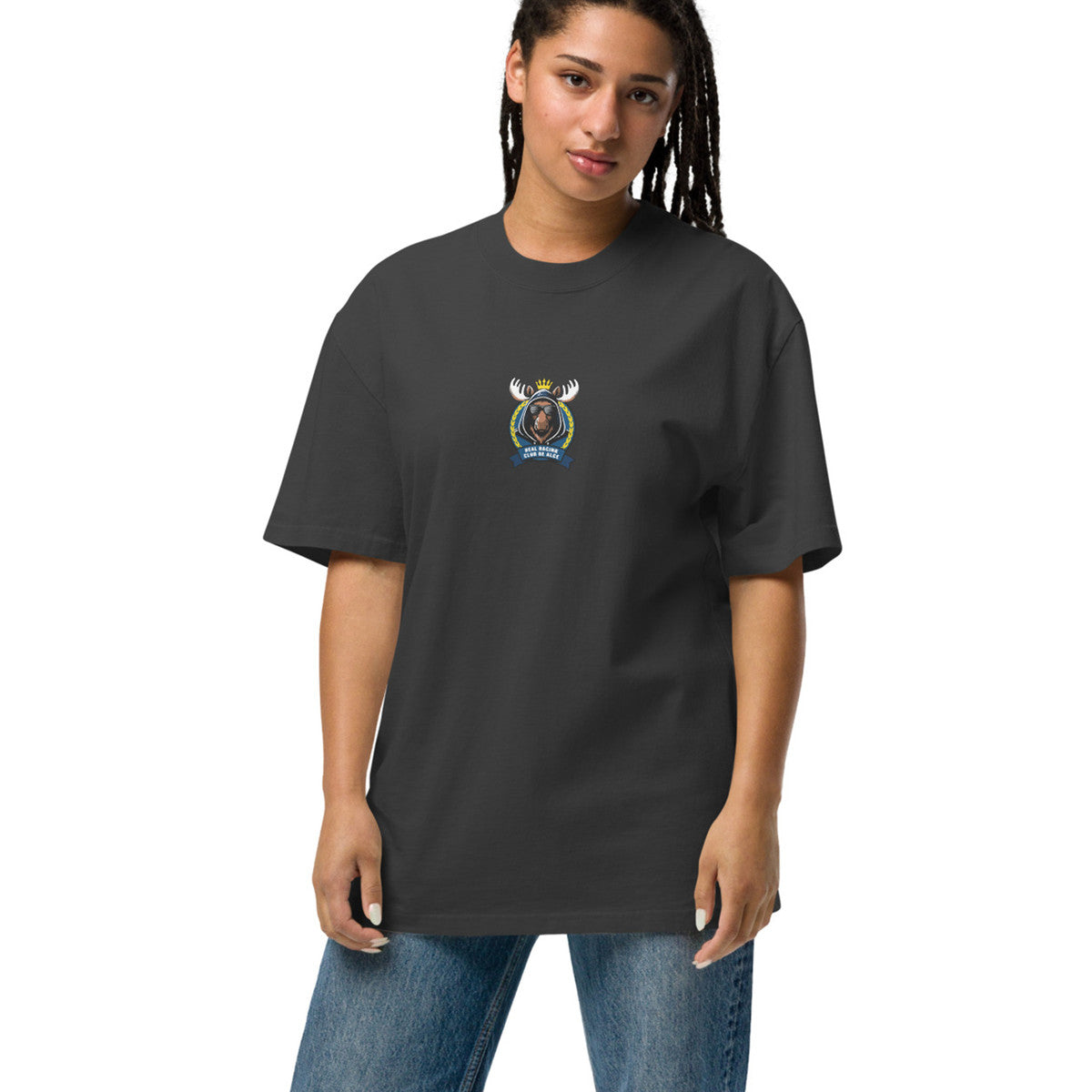 R. R. C. Alce El Clasico Football Oversized Cotton T-Shirt