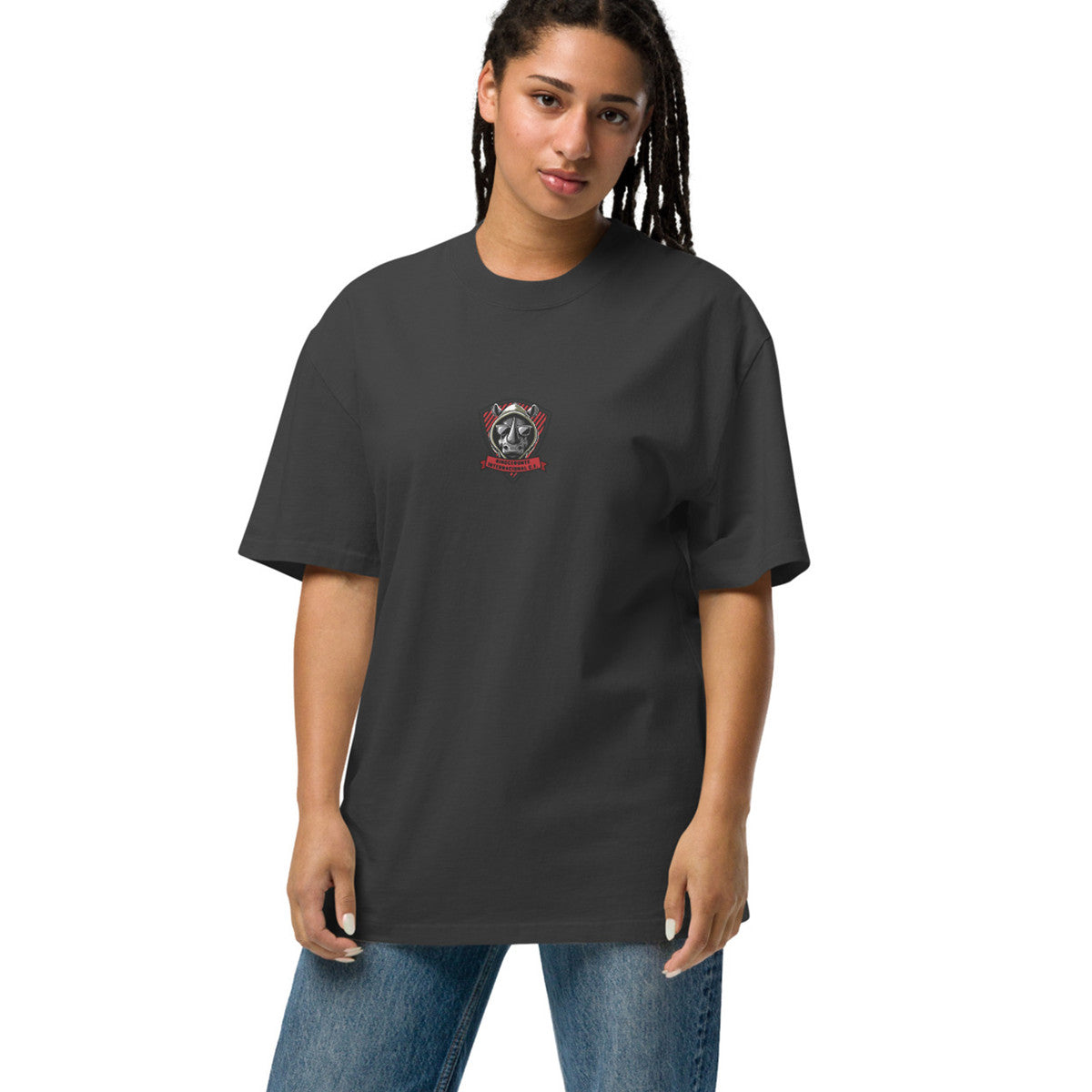 Rinoceronte C. F. El Clasico Football Oversized Cotton T-Shirt