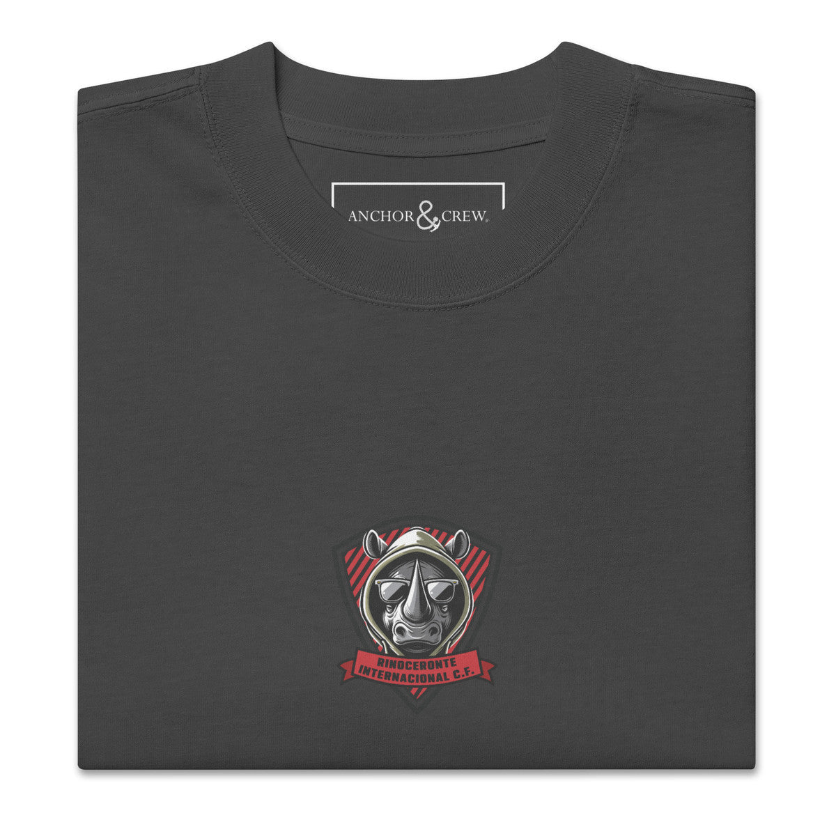 Rinoceronte C. F. El Clasico Football Oversized Cotton T-Shirt