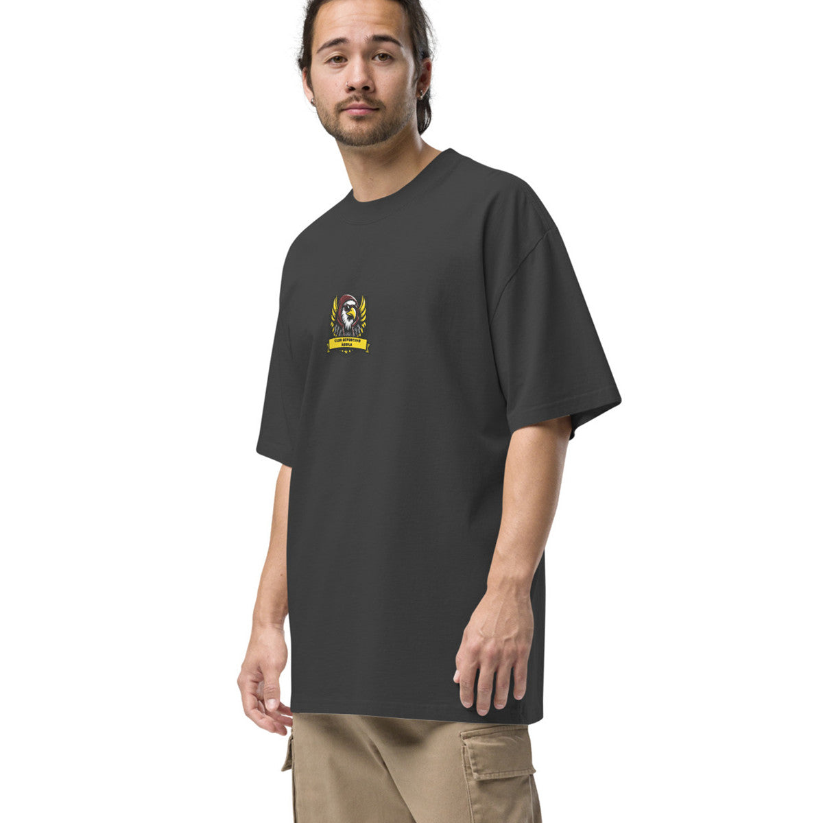 C. D. Aguila El Clasico Football Oversized Cotton T-Shirt