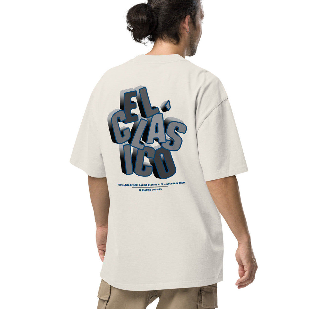 R. R. C. Alce El Clasico Football Oversized Cotton T-Shirt