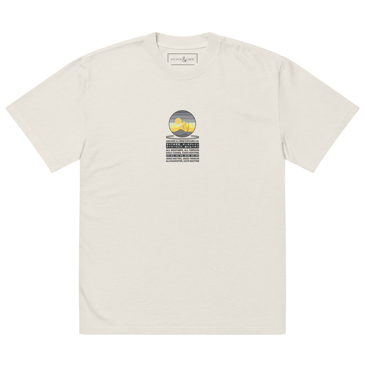 Desert Surf Explore Co. Oversized Cotton T-Shirt