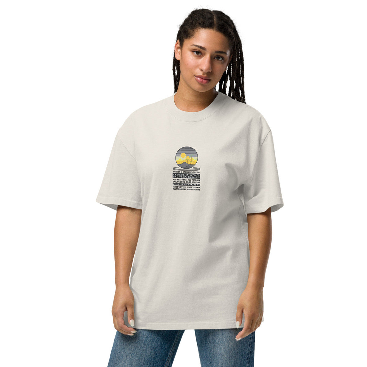 Desert Surf Explore Co. Oversized Cotton T-Shirt