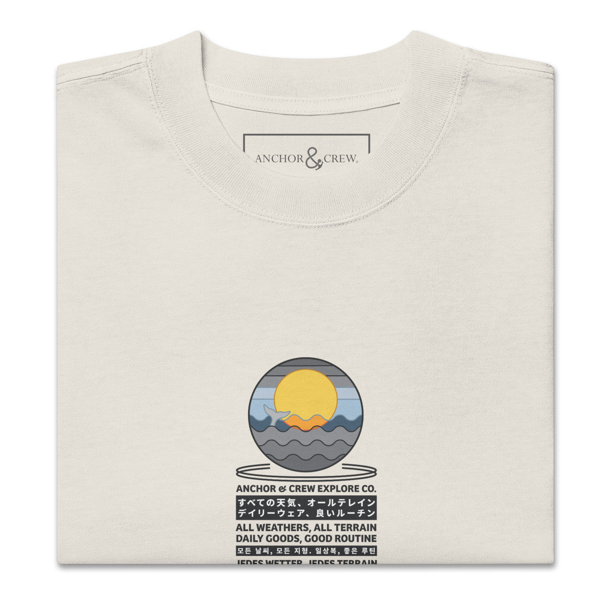 Ocean Drift Explore Co. Oversized Cotton T-Shirt