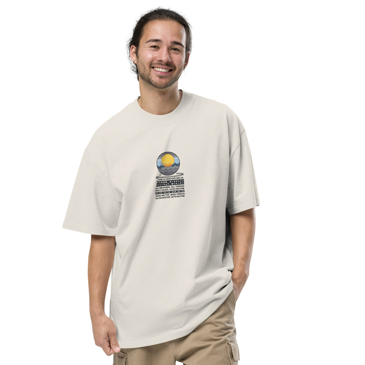 Ocean Drift Explore Co. Oversized Cotton T-Shirt