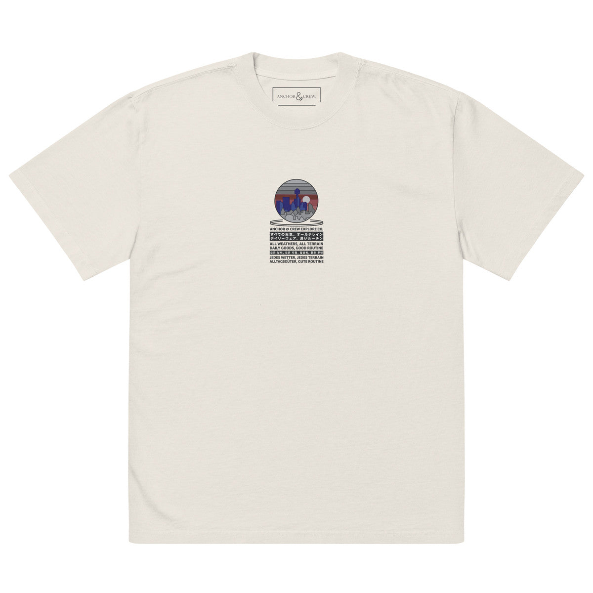 City Drive Explore Co. Oversized Cotton T-Shirt