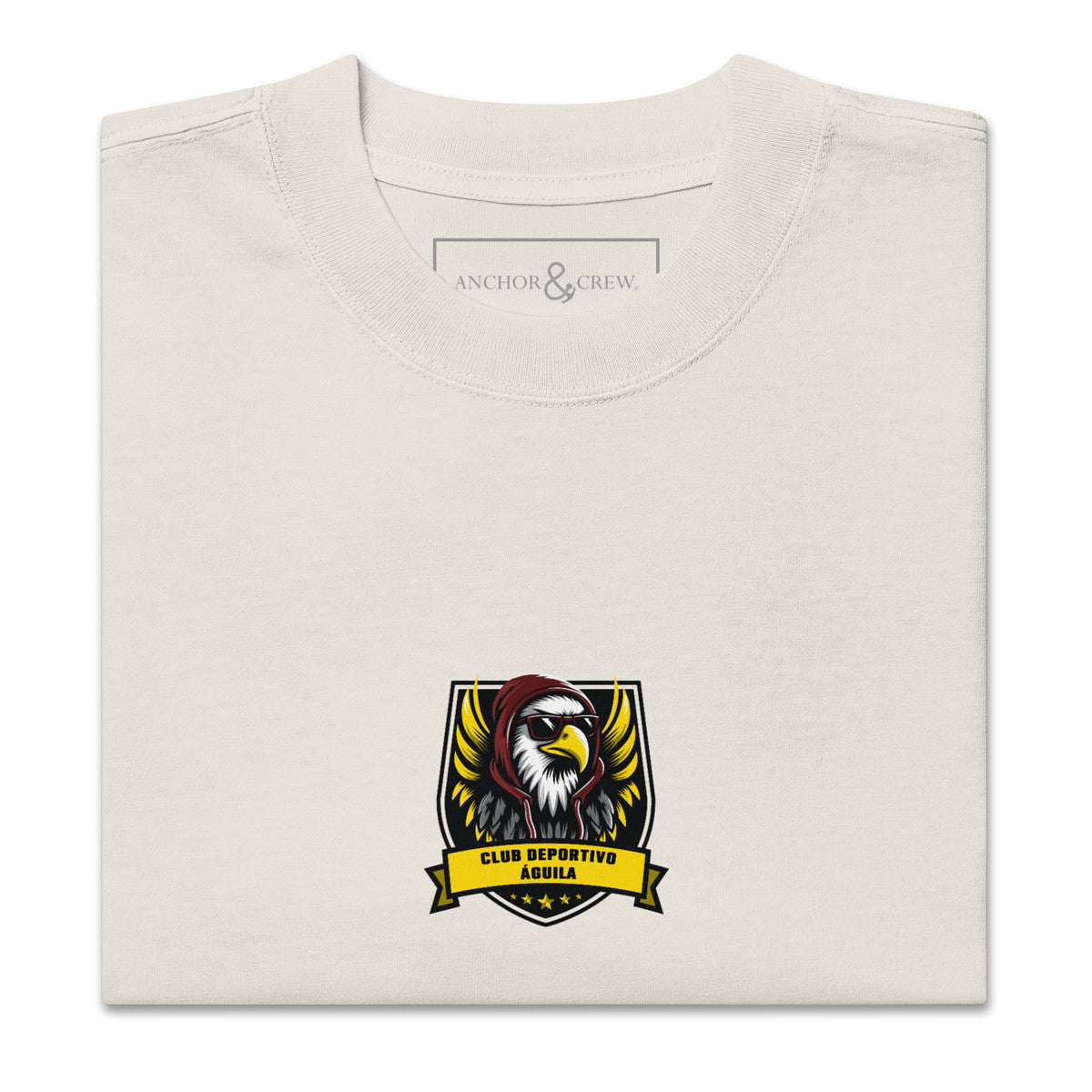 C. D. Aguila El Clasico Football Oversized Cotton T-Shirt
