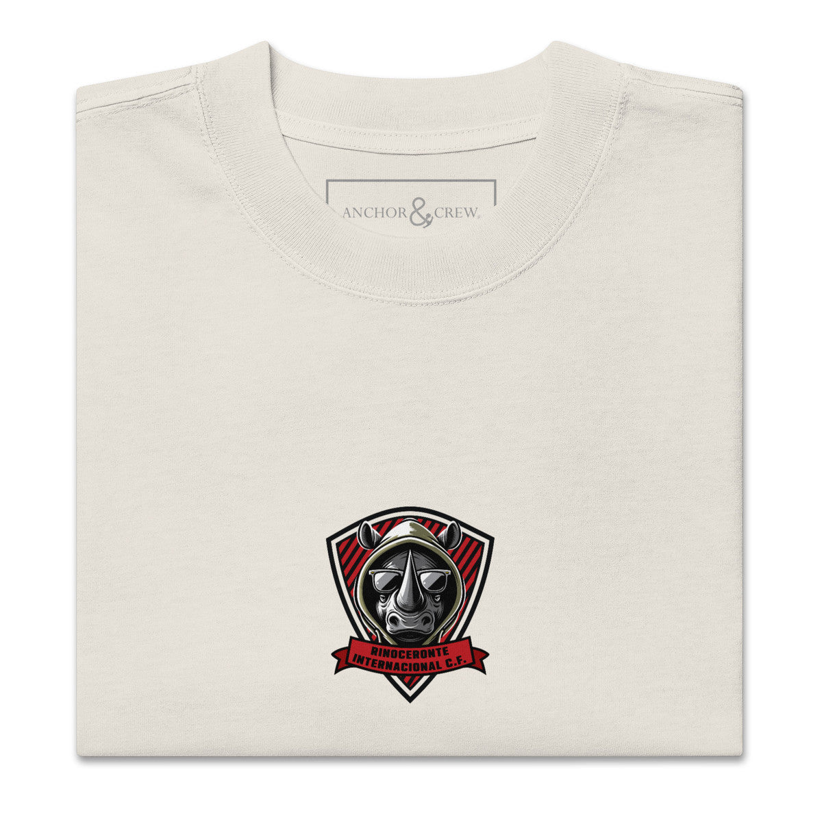 Rinoceronte C. F. El Clasico Football Oversized Cotton T-Shirt