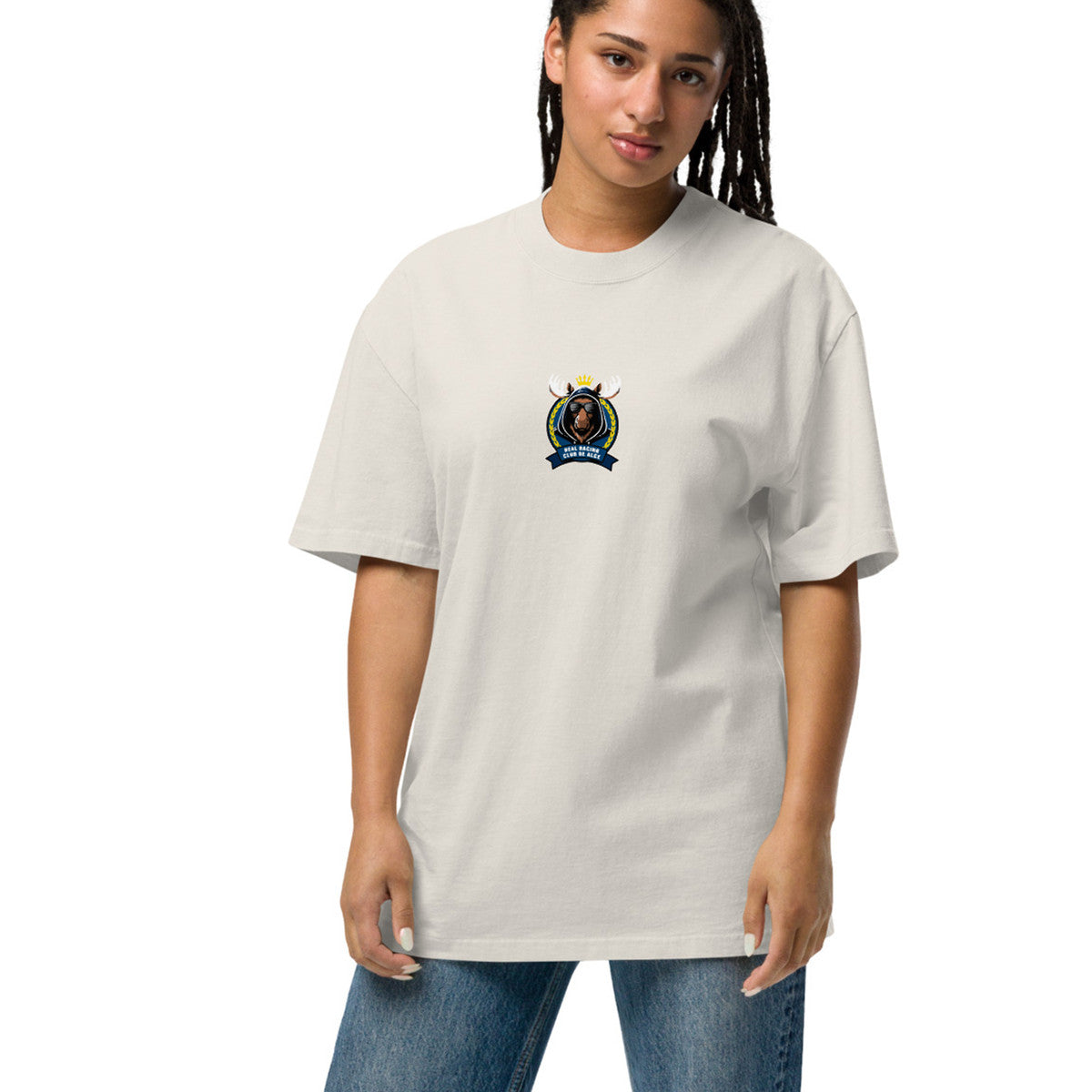 R. R. C. Alce El Clasico Football Oversized Cotton T-Shirt