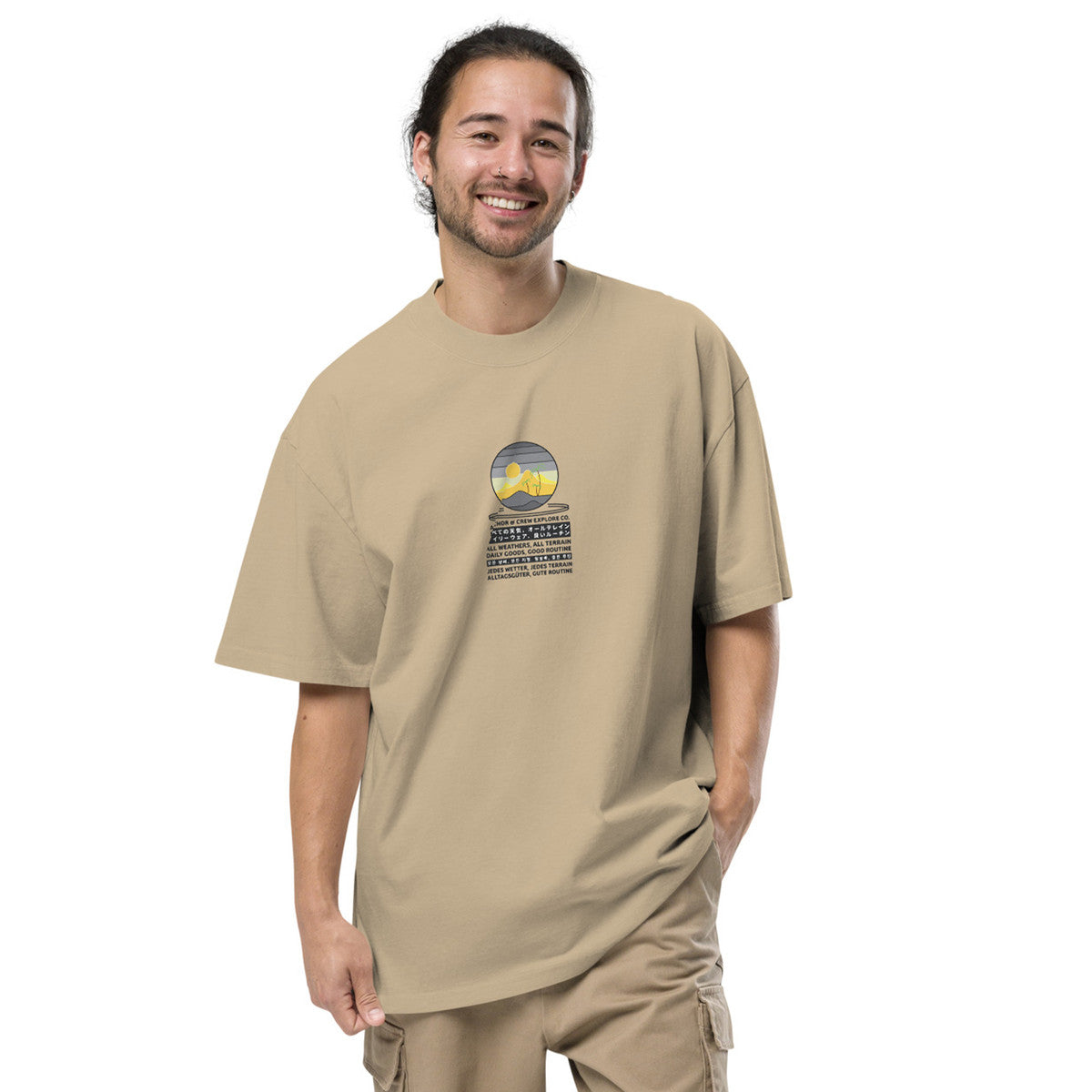 Desert Surf Explore Co. Oversized Cotton T-Shirt
