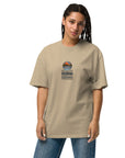 Panoramic Peaks Explore Co. Oversized Cotton T-Shirt