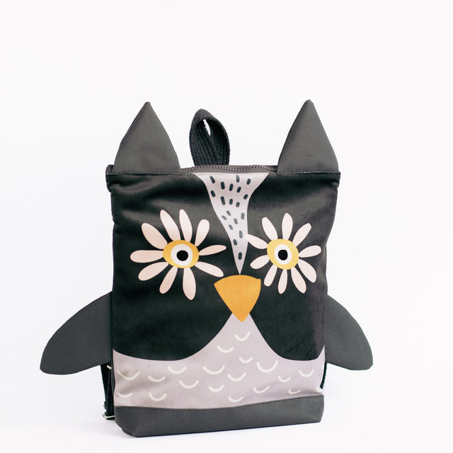 Kids Owl Backpack for Ages Two to Ten
