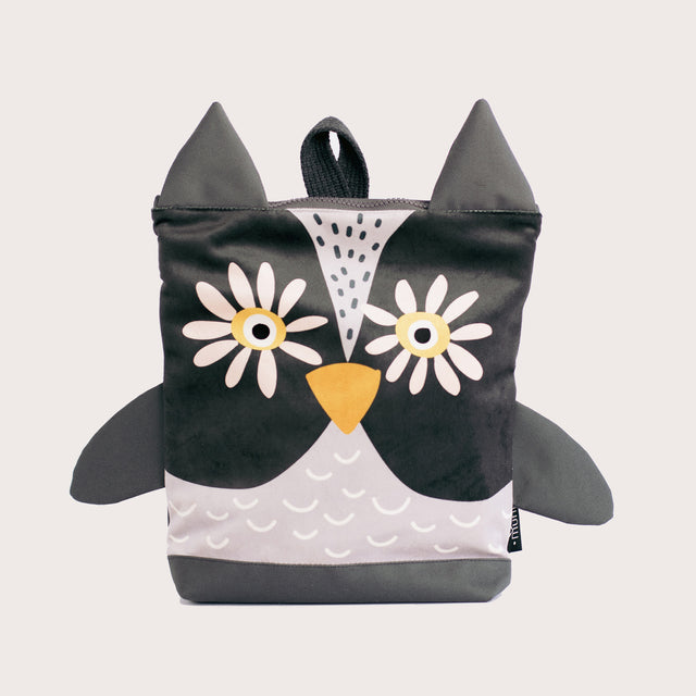 Kids Owl Backpack for Ages Two to Ten