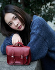 Handmade Leather Micro Satchel - Oxblood