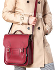 Handmade Leather City Backpack - Oxblood