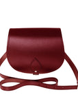 Handmade Leather Saddle Bag - Oxblood