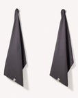 Organic Cotton Tea Towels - Herringbone Weave - Set of 2