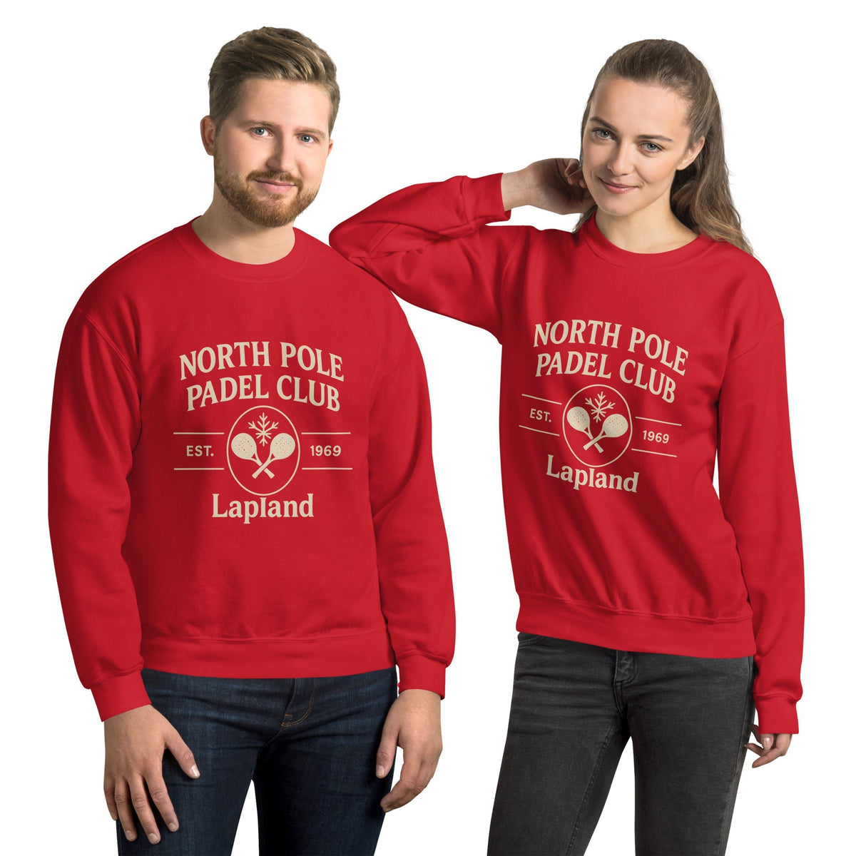 Padel North Pole Christmas Jumper — Unisex Sweatshirt