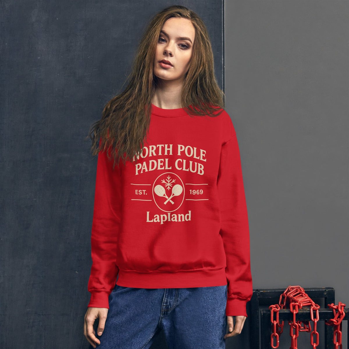 Padel North Pole Christmas Jumper — Unisex Sweatshirt