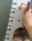 Paper Growth Chart for Kids with Animal Design