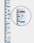 Retro Cars Growth Chart for Children