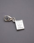 Passport Personalised Silver Charm