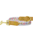 Pastel Petals - Dog Collar + ID Tag Holder