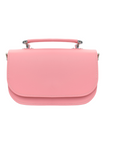 Aura Handmade Leather Bag - Pastel Pink