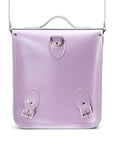 Handmade Leather City Backpack - Pastel Violet