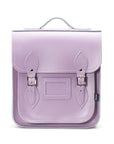Handmade Leather City Backpack - Pastel Violet