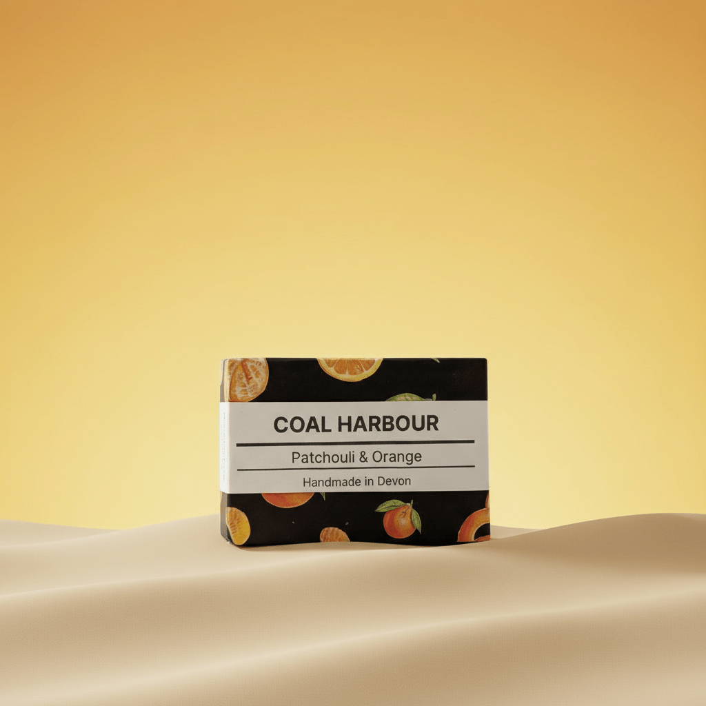 Patchouli &amp; Orange with Charcoal 100g Soap Bar
