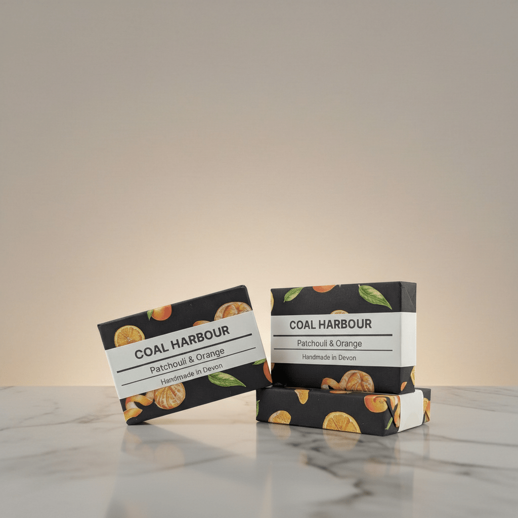 Patchouli &amp; Orange with Charcoal 100g Soap Bar