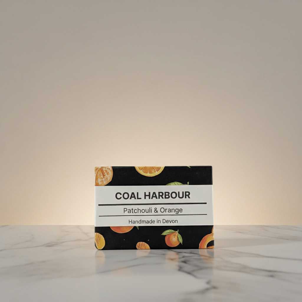 Patchouli &amp; Orange with Charcoal 100g Soap Bar